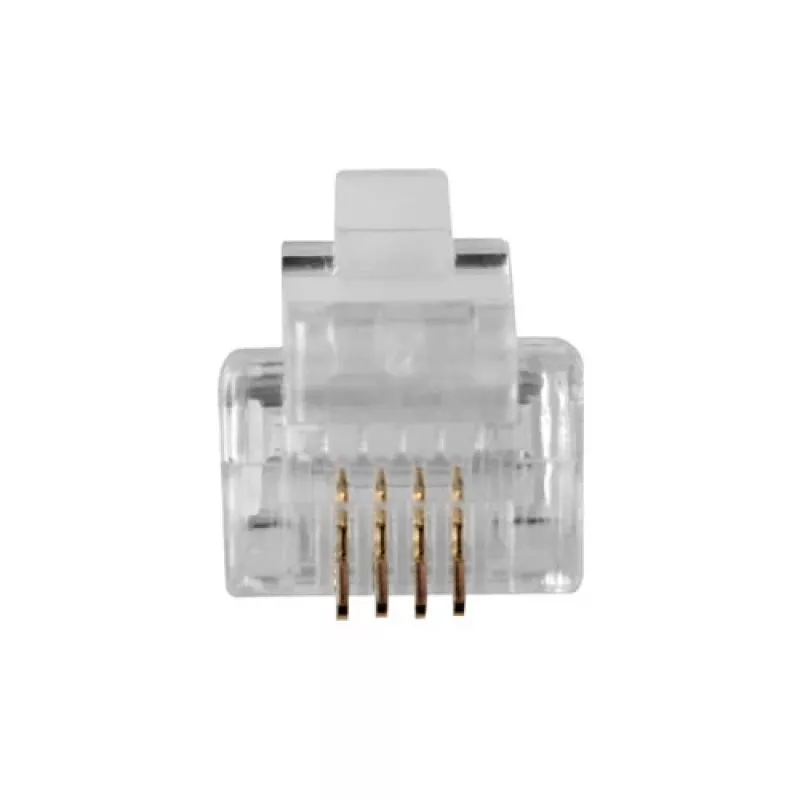 ACT RJ11 (4P/4C) Modularstecker für Flachkabel
