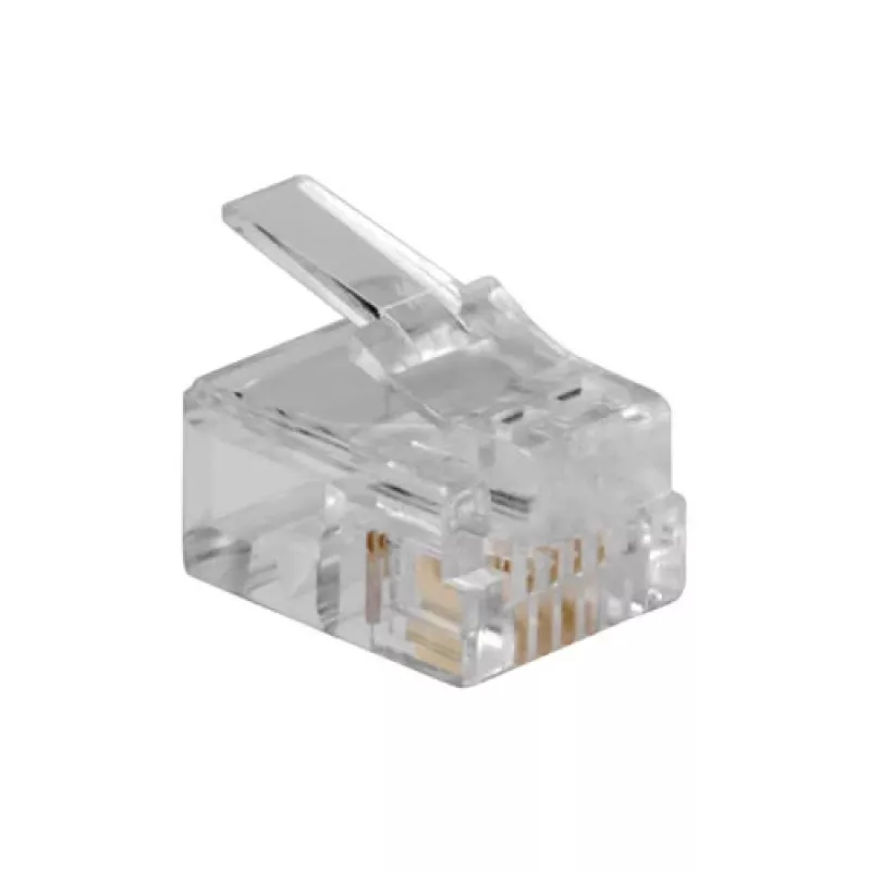 ACT RJ11 (4P/4C) Modularstecker für Flachkabel