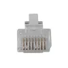 ACT RJ45 (8P/8C) modularer Stecker für Rundkabel mit Massivleitern