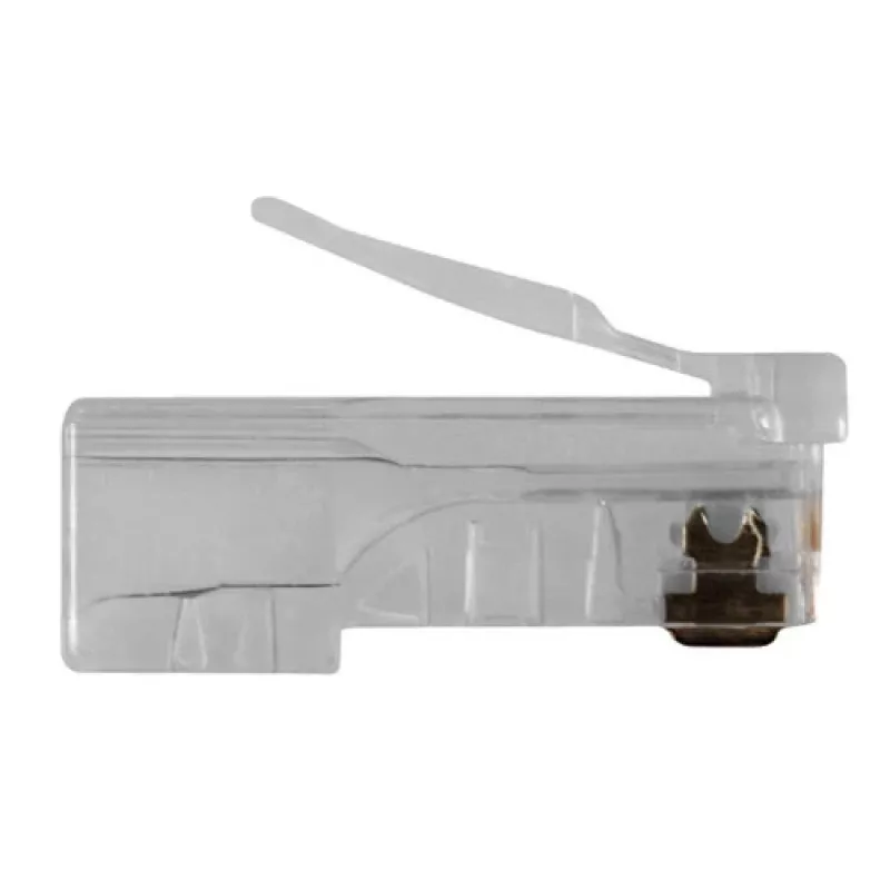 ACT RJ45 (8P/8C) modularer Stecker für Rundkabel mit Massivleitern