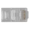 ACT RJ45 (8P/8C) modularer Stecker für Rundkabel mit Massivleitern