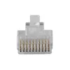 ACT RJ48 (10P/10C) Modularstecker für Flachkabel