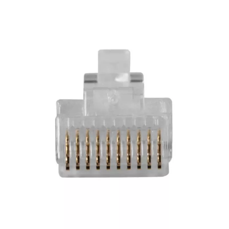 ACT RJ48 (10P/10C) Modularstecker für Flachkabel