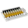 Aufputzdose ACT FA6000 — ungeschirmte 8-Port CAT6 Anschlussdose