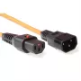 ACT Stromkabel C13 IEC Lock C14 orange 3 m PC942 230V 10A