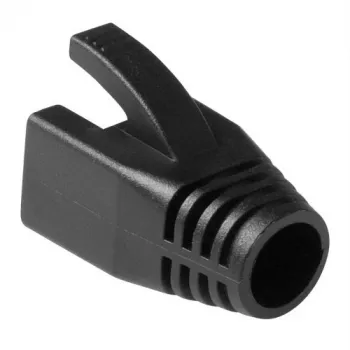 ACT RJ45 graue Zugentlastung für 7,0 mm Kabel, Kabelzugentlastung, 25 Stk.
