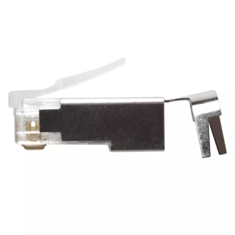 ACT RJ45 (8P/8C) CAT6A geschirmter modularer Steckverbinder für Rundkabel mit massiven oder Litzenleitern