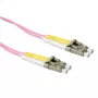 ACT 25 Meter LSZH Multimode 50/125 OM4 Glasfaser-Patchkabel Duplex mit LC-Steckern