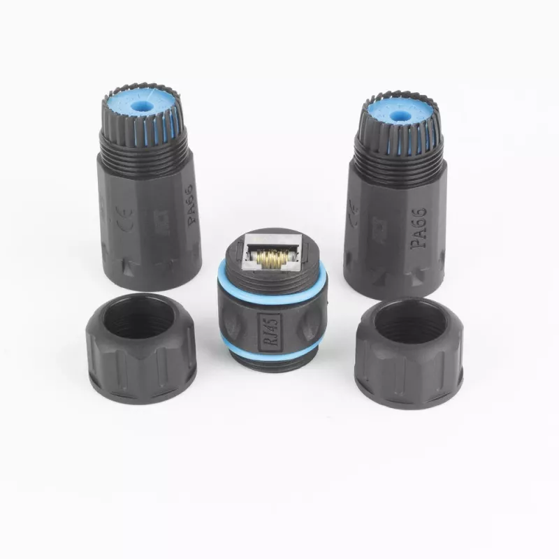ACT Geschirmter CAT6A Outdoor IP68 RJ45 Kupplung SD6522, Cat6A Geschirmte Ethernet Inline-Kupplung