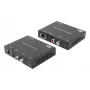 Audio-Extender-Set ACT AC7710 — digital/analog über Cat5e/Cat6 mit DAC, TOSLINK I/O, bis zu 300 m, 5V USB-betrieben
