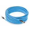 ACT Blau 45 Meter S/FTP CAT6A B2ca PoE++ 100W solides vorkonfektioniertes Installationskabel, RJ45 Stecker – Stecker