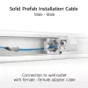 ACT Blau 60 Meter S/FTP CAT6A B2ca PoE++ 100W solides vorkonfektioniertes Installationskabel, RJ45 Stecker – Stecker
