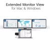 ACT Universal USB-C Dockingstation 4K, für 3 HDMI/DisplayPort Monitore, DisplayLink