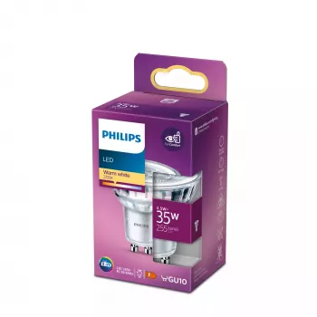 Philips Spot 35W PAR16 GU10 Warmweiß 3,5W 255lm 15000h