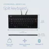 R-Go Tools Ergonomische Tastatur R-Go Split Break mit Pausensoftware, ergonomische geteilte Tastatur, QWERTY (NORDISCH), Bluetooth, schwarz