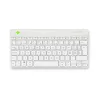 R-Go Tools Ergonomische Tastatur R-Go Compact Break, kompakte Tastatur mit Pausensoftware, QWERTZ (CH), Bluetooth, Weiß