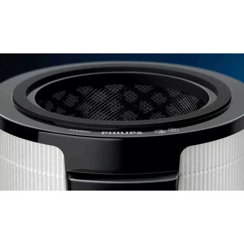 Luftreiniger-Ersatzfilter Philips FYM860/30 integriert 3-in-1 99,97 % Effizienz, 211×211×253 mm