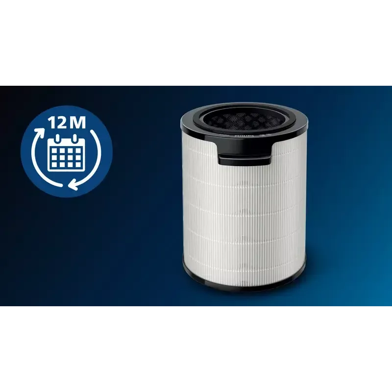 Luftreiniger-Ersatzfilter Philips FYM860/30 integriert 3-in-1 99,97 % Effizienz, 211×211×253 mm