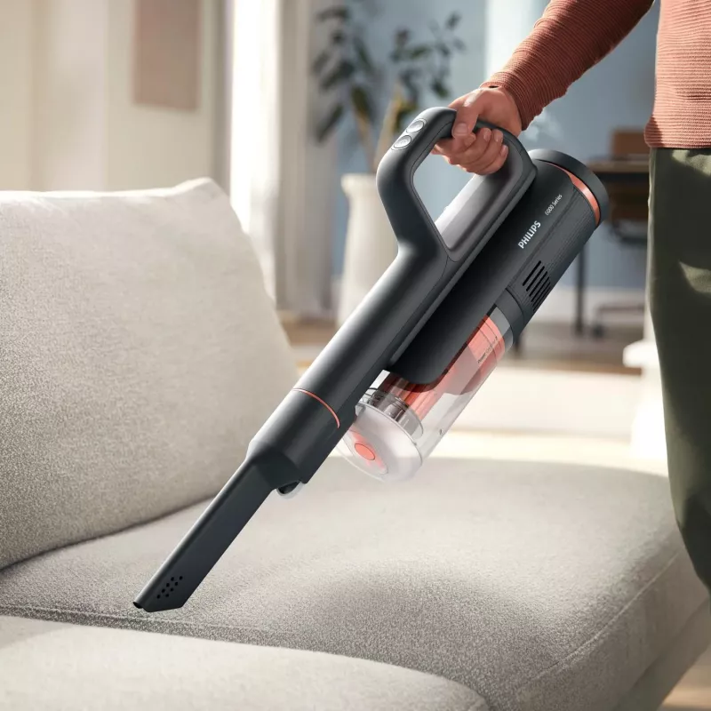 Philips 6000er Serie XW6264/11 Stabstaubsauger/Elektrobesen Batterie Trocken & Nass Zyklonisch Beutellos Grau