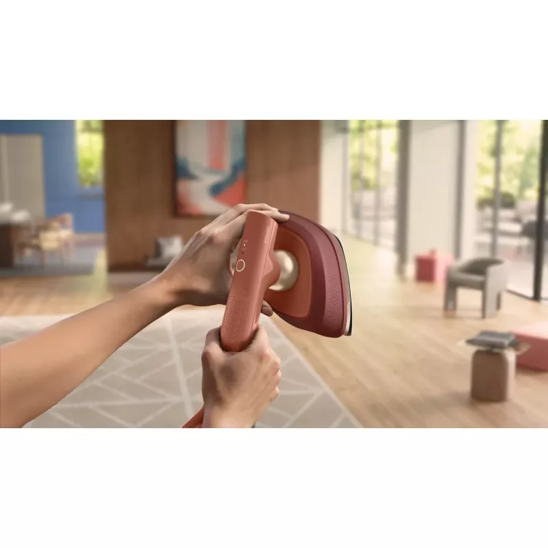 Dampfbügeleisen Philips GC213/50 mit SteamGlide Plus-Bügelsohle, 1800 W, 2,5 m Kabel, StyleMat inklusive