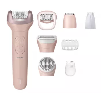 Epilierer Philips Series 9000 BRE719/00 — kabellos nass & trocken, 32 Pinzetten, 2 Geschwindigkeiten, pink