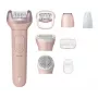 Epilierer Philips Series 9000 BRE719/00 — kabellos nass & trocken, 32 Pinzetten, 2 Geschwindigkeiten, pink