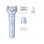 Epilierer Philips 8000 Series BRE711/00 — 32 Pinzetten, 2 Geschwindigkeiten, Nass- und Trockengebrauch, integrierter Li-Ion-Akku, blau