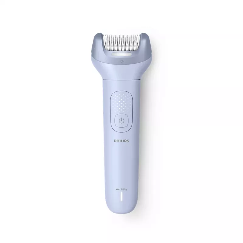 Epilierer Philips 8000 Series BRE711/00 — 32 Pinzetten, 2 Geschwindigkeiten, Nass- und Trockengebrauch, integrierter Li-Ion-Akku, blau
