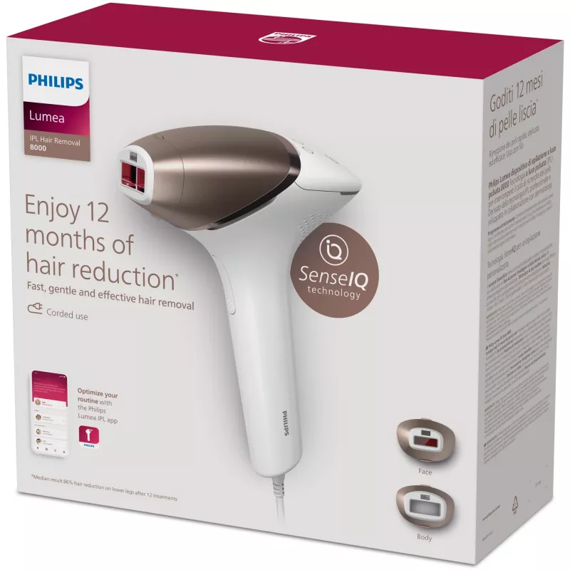 Philips Lumea Prestige Lumea IPL 8000 Series BRI945/00 IPL-Haarentfernungsgerät mit SenseIQ
