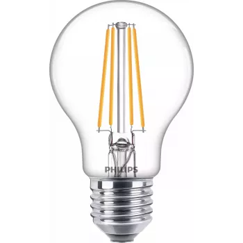 Philips Filament-Glühlampe klar 60 W A60 E27 x6, 7 W, 60 W, E27, 806 lm, 15000 h