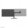 Doppelmonitorständer Neomounts DS45-600BL2 für 10–32 Zoll Bildschirme, unterstützt 2 Displays, max. 6 kg, VESA 75x75–100x100, freistehend, schwarz