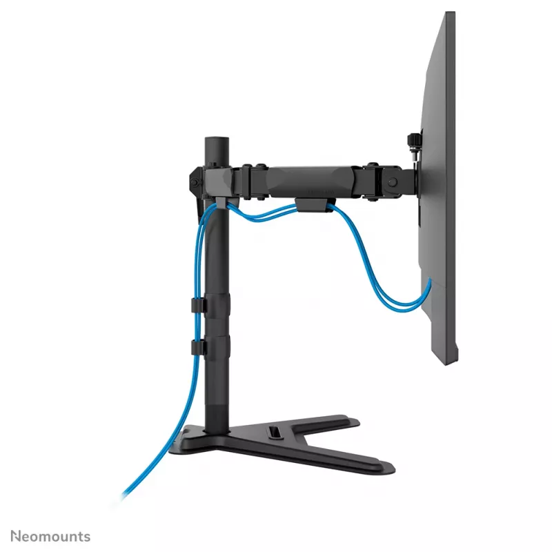Doppelmonitorständer Neomounts DS45-600BL2 für 10–32 Zoll Bildschirme, unterstützt 2 Displays, max. 6 kg, VESA 75x75–100x100, freistehend, schwarz