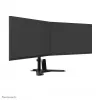 Doppelmonitorständer Neomounts DS45-600BL2 für 10–32 Zoll Bildschirme, unterstützt 2 Displays, max. 6 kg, VESA 75x75–100x100, freistehend, schwarz