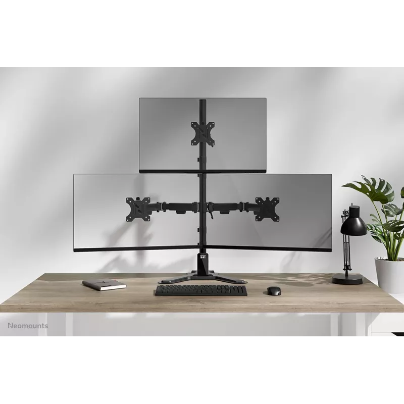 Neomounts DS45-600BL2-1 Triple-Monitorständer 25,4–81,3 cm (10–32 Zoll)
