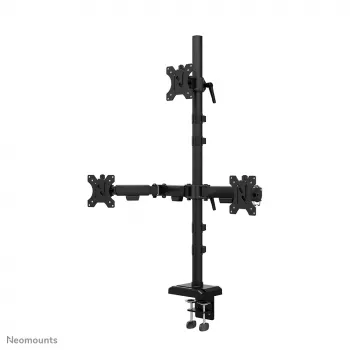 Neomounts DS60-600BL2-1 Dreifach-Monitorarm 25,4–81,3 cm (10–32 Zoll), Tischklemme/Tischdurchführung, 9 kg, 25.4 cm (10 Zoll), 81.3 cm (32 Zoll), 100 x 100 mm, Schwarz