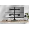 Vierfach-Monitorarm Neomounts DS60-600BL2-2 für 10–32-Zoll-Bildschirme, VESA 75x75–100x100, max. Tragkraft 8 kg, Klemme/Tischdurchführung, schwarz