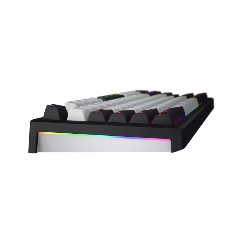 HATOR Skyfall 80 MAG ULTIMA 8K kabellose Tastatur Gaming USB + RF Wireless + Bluetooth QWERTY US English Schwarz, Weiß