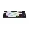 HATOR Skyfall 80 MAG ULTIMA 8K kabellose Tastatur Gaming USB + RF Wireless + Bluetooth QWERTY US English Schwarz, Weiß