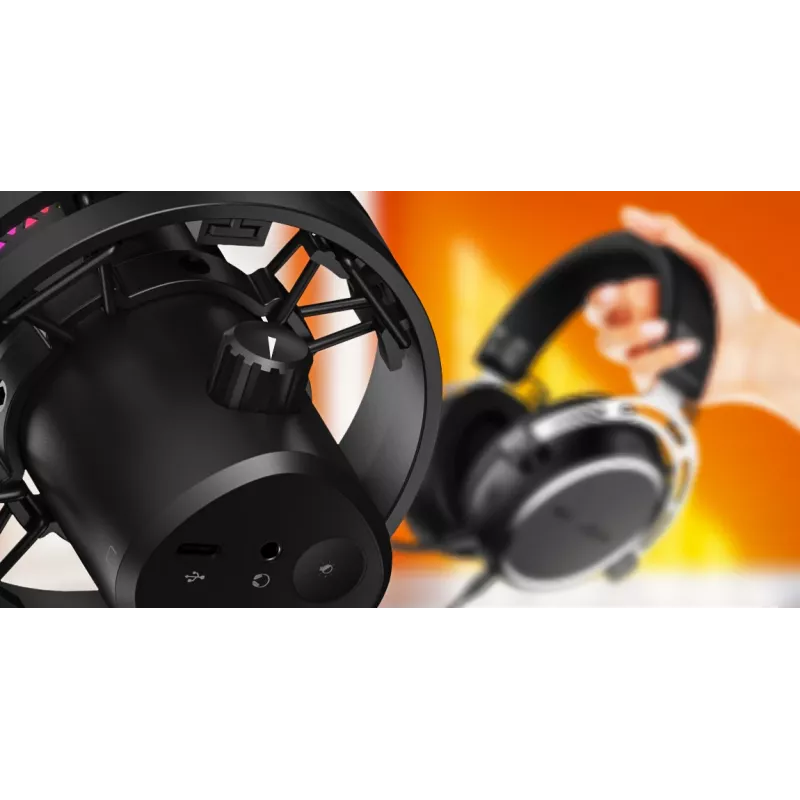 HATOR Dreamcast X, Schwarz, Podcast-Mikrofon, -32 dB, 20 - 16000 Hz, 16 Bit, 96 kHz, 70 dB