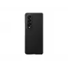Handyhülle Abdeckung Samsung Galaxy Z Fold4 EF-VF936LBEGWW Leder Schwarz