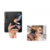 Handyhülle Abdeckung Samsung Galaxy Z Fold4 EF-VF936LBEGWW Leder Schwarz