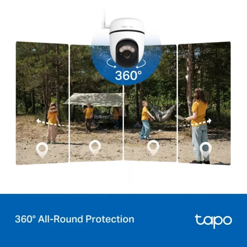 TP-Link Tapo C615G KIT Dome IP-Überwachungskamera Außenbereich 2304 x 1296 Pixel Decke/Wand/Mast