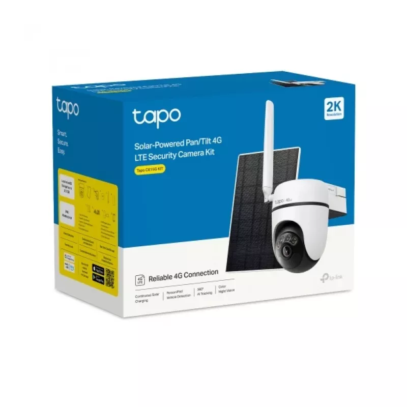TP-Link Tapo C615G KIT Dome IP-Überwachungskamera Außenbereich 2304 x 1296 Pixel Decke/Wand/Mast