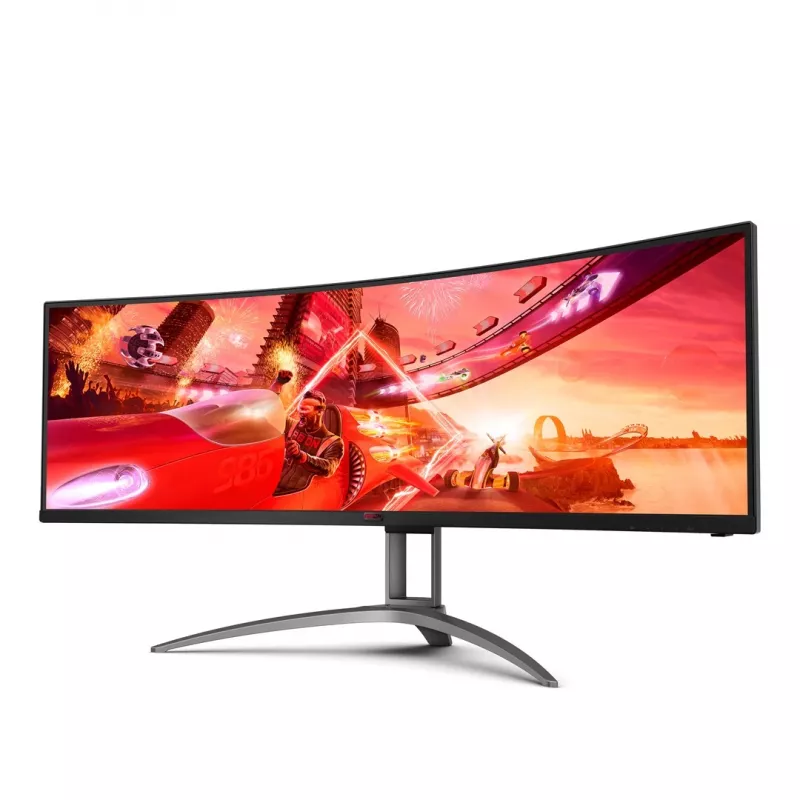 AOC B2 AG493UCX2 Computer-Monitor 124 cm (48,8″) 5120 x 1440 Pixel Quad HD LED Schwarz