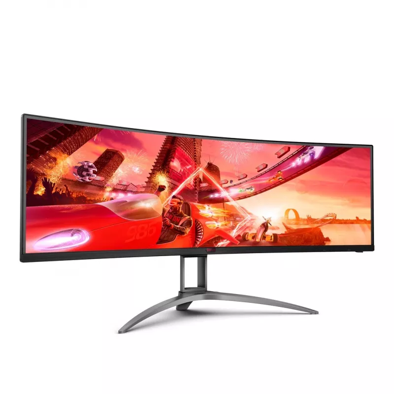 AOC B2 AG493UCX2 Computer-Monitor 124 cm (48,8″) 5120 x 1440 Pixel Quad HD LED Schwarz