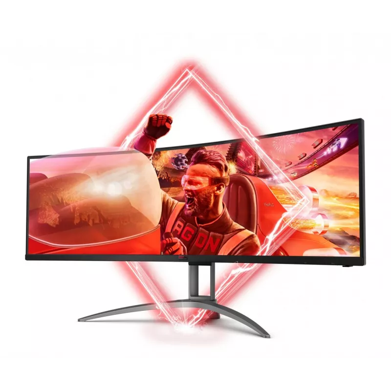 AOC B2 AG493UCX2 Computer-Monitor 124 cm (48,8″) 5120 x 1440 Pixel Quad HD LED Schwarz