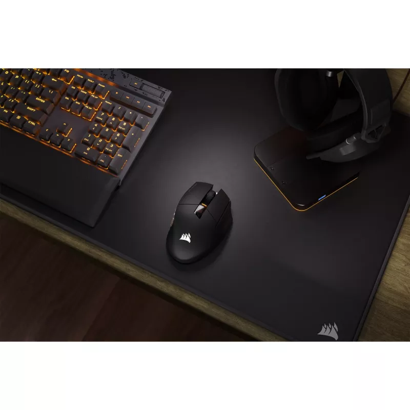Corsair SCIMITAR ELITE WIRELESS Maus Gaming Rechtshänder RF Wireless + Bluetooth + USB Typ-C Optisch 26000 DPI
