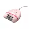 Philips Satinelle Essential BRE285/00 kabelgebundener Epilierer, weiß/rosa