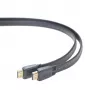 HDMI-HDMI-Kabel v2.0 3D TV High Speed Ethernet 1,8 m flach (vergoldete Enden)