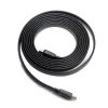 HDMI-HDMI-Kabel v2.0 3D TV High Speed Ethernet 1,8 m flach (vergoldete Enden)